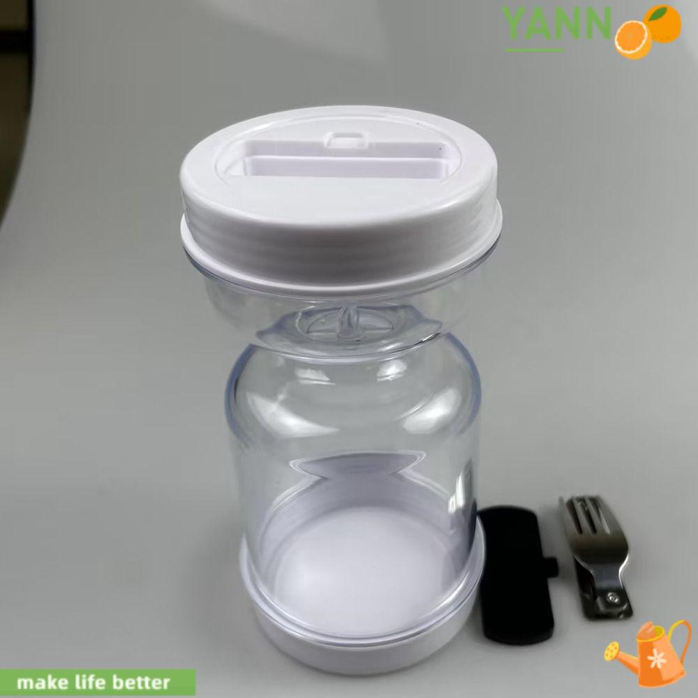 YANN1 Bình Đựng Gia Vị Kèm Nĩa 1 Ngăn Tiện Dụng Cho Nhà Bếp