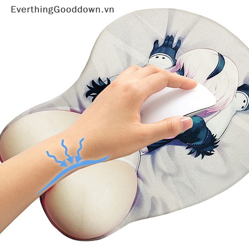 Miếng Lót Chuột Nier 2B 3D Chống Trượt In Hình Anime Xinh Xắn 3D
