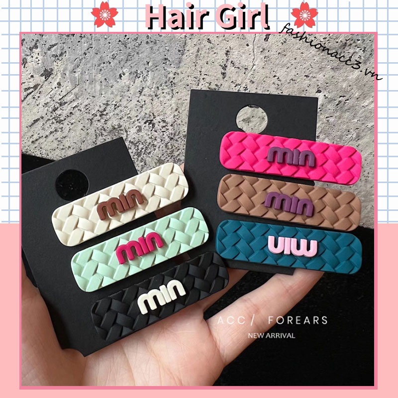 Kẹp Tóc Mỏ Vịt Phong Cách Hàn Quốc Y2K