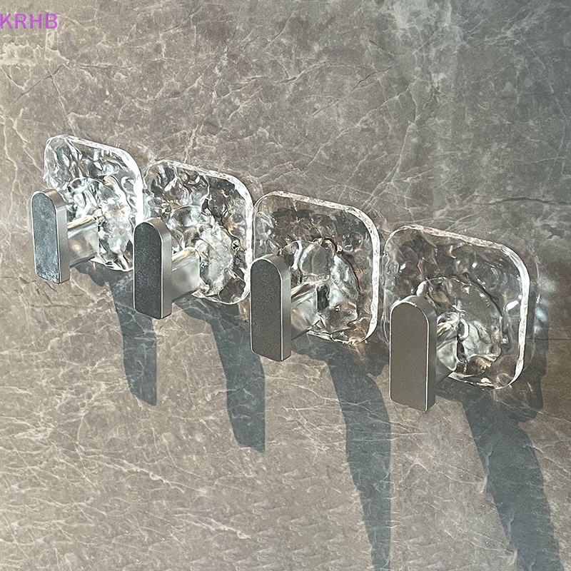 1 Móc Treo Khăn Gắn Tường Bằng Acrylic Chống Rỉ Sét Cho Nhà Bếp / Phòng Tắm Mới