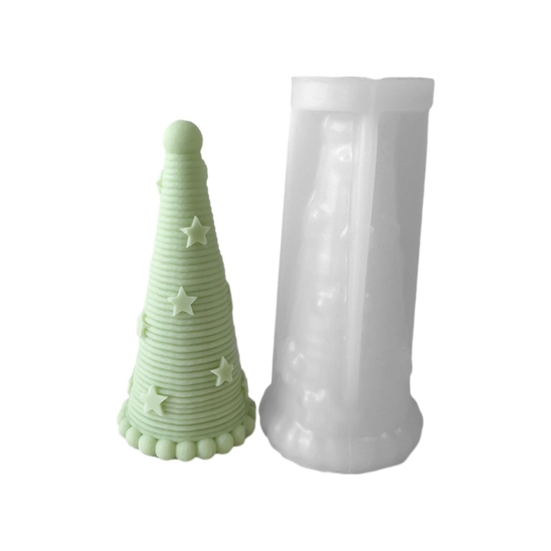 Khuôn Silicone Làm Nến Hình Cây Thông Giáng Sinh 3D