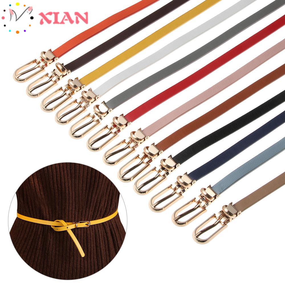 XIANTIN Xiantin Thắt Lưng Mỏng Màu Sắc Ngọt Ngào Thời Trang Cho Nữ