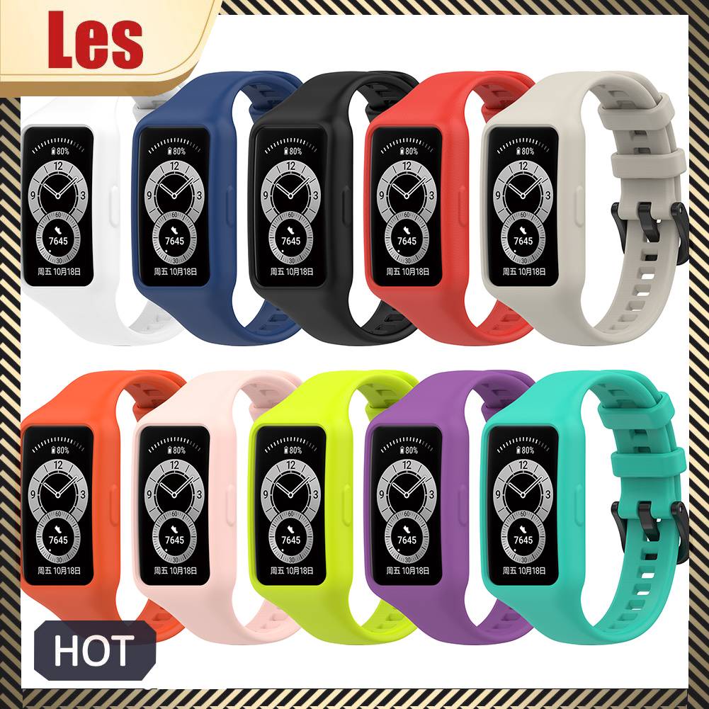 Dây Đeo Silicon Thay Thế Cho Đồng Hồ Thông Minh Huawei Honor Band 6 Pro