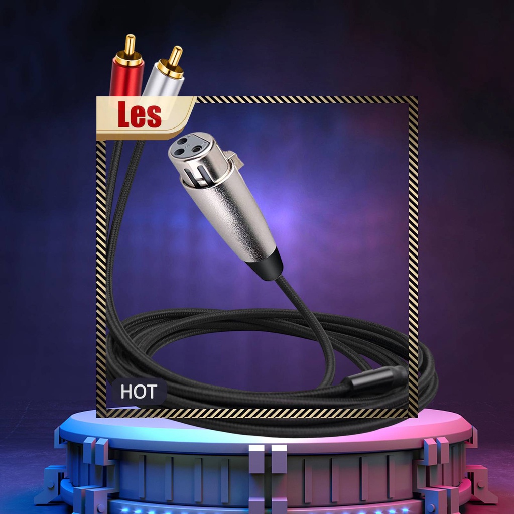Cáp ChuyểN ĐổI Âm Thanh XLR Sang 2 RCA HìNh Chữ Y