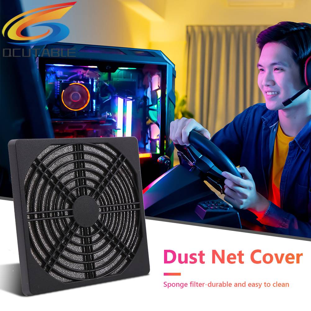 Bộ 5 Tấm Lọc Bụi Bằng Nhựa 60mm 80mm 90mm 120mm Cho Quạt Máy Tính Ốp