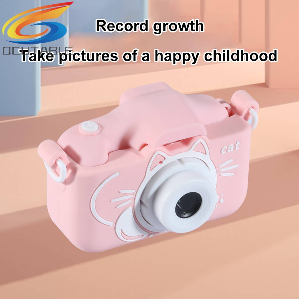 Máy Ảnh Đồ Chơi 20MP HD Màn Hình 2.0 Inch IPS Họa Tiết Hoạt Hình Đáng Yêu Cho Bé