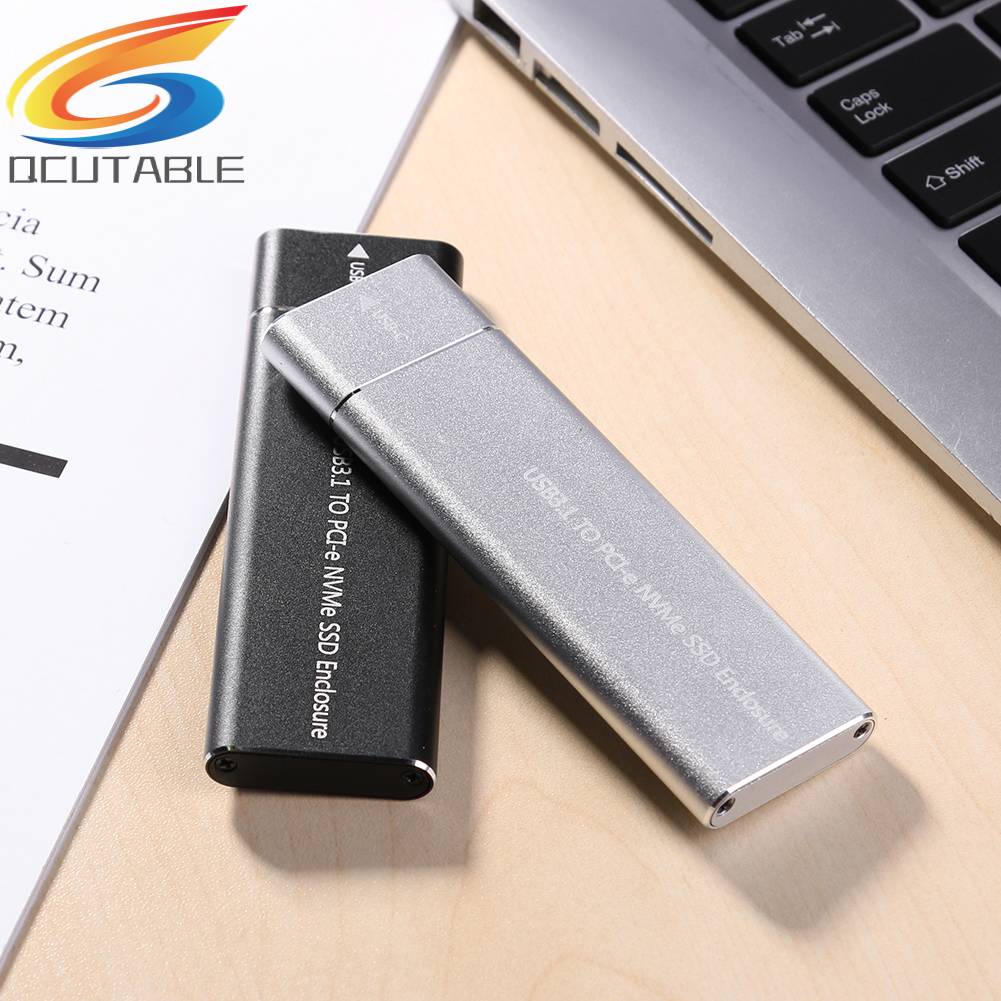 Hộp Đựng Ổ Cứng Ngoài 10Gbps 10Gbps, USB 3.1 Type-C M.2 NVMe SSD