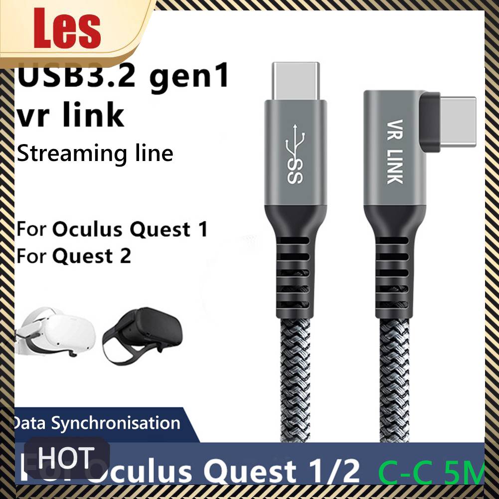 Cáp Sạc Nhanh 60W USB3.2 Gen1 5Gbps Cho Kính Thực Tế Ảo Oculus Quest 2