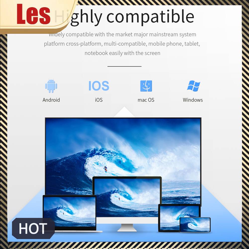 Màn Hình Không Dây HD 1080P HD Chất Lượng Cao Cho TV Máy Chiếu