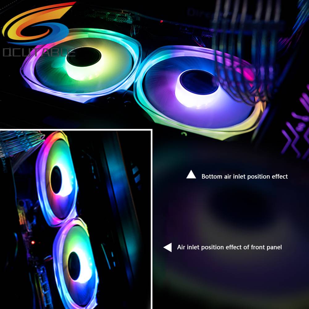 Quạt Tản Nhiệt FR-701 ARGB PC Case 120mm 9 Cánh Tích Hợp Đèn LED RGB PWM