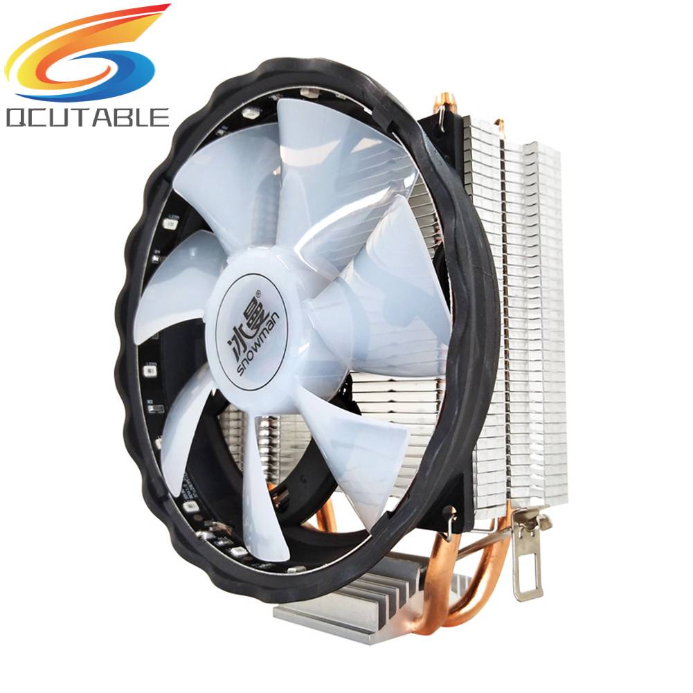 Quạt Tản Nhiệt CPU RGB PC Im Lặng 2 Ống Cho Intel LGA 1150