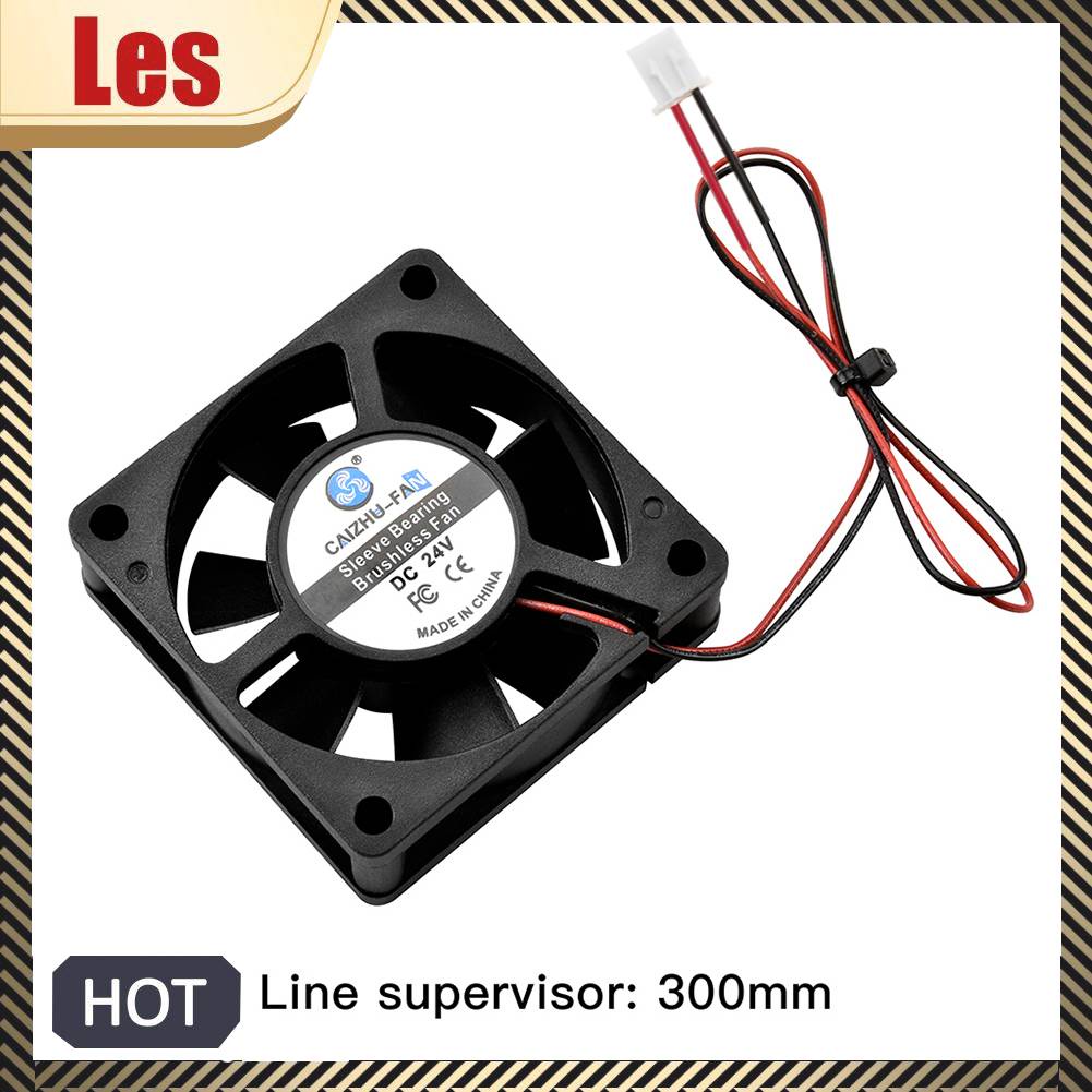 Quạt Tản Nhiệt Không Chổi Than 6020 24V Cho Máy In 3D VORON Trident