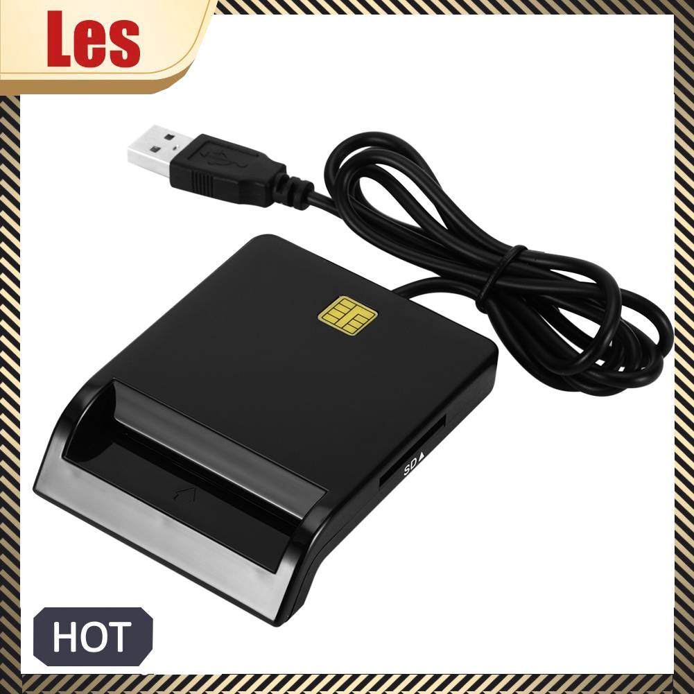 Đầu Đọc Thẻ Thông Minh USB 2.0 Cho DNIE ATM CAC IC SIM Cho Windows Linux