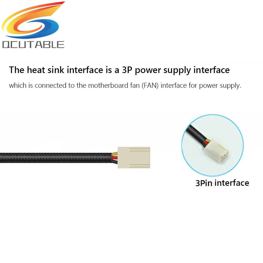 Quạt Tản Nhiệt Ổ Cứng 3 Pin M.2 Cho NVMe NGFF 2280 SSD