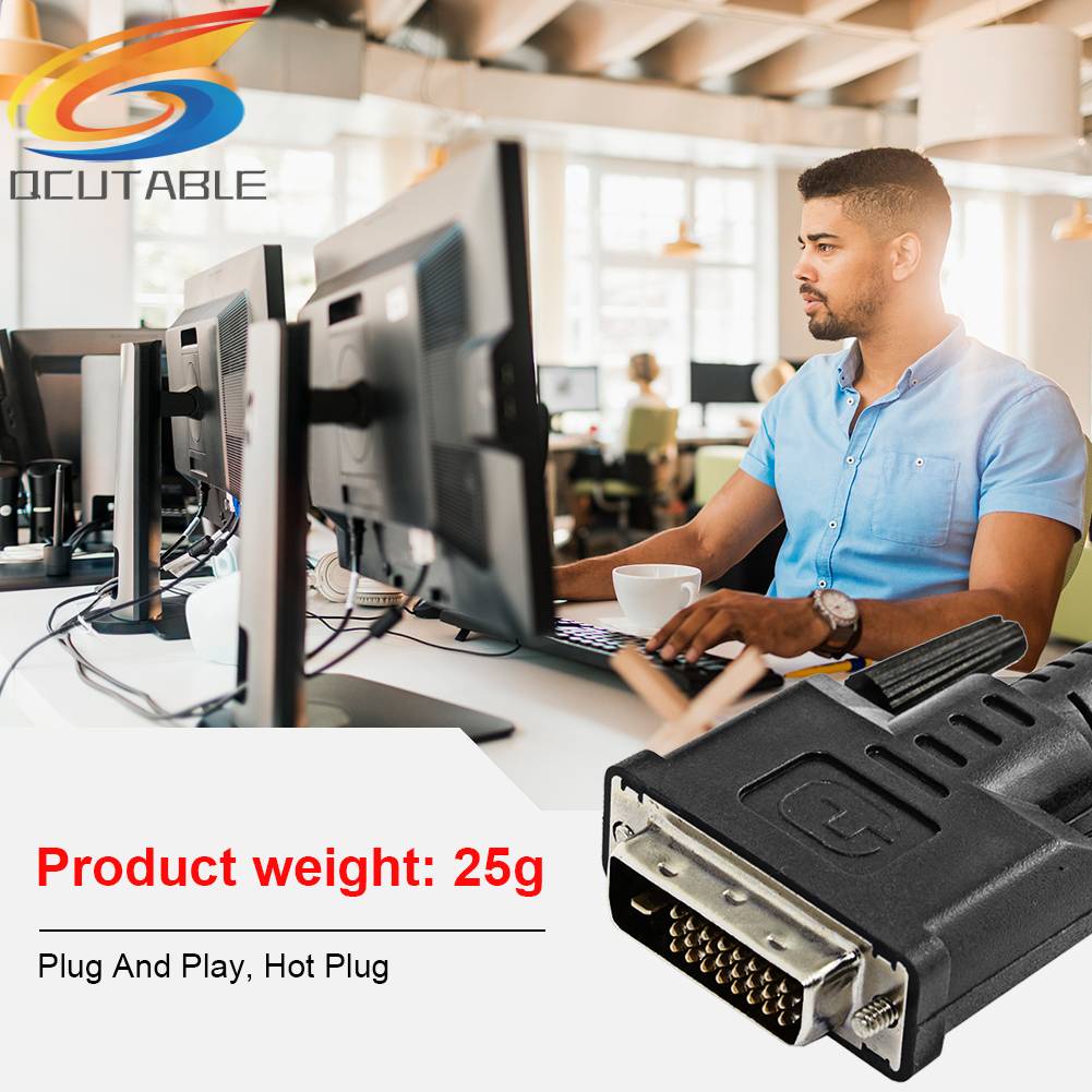 Đầu Cắm Chuyển Đổi DVI EDID 1080P