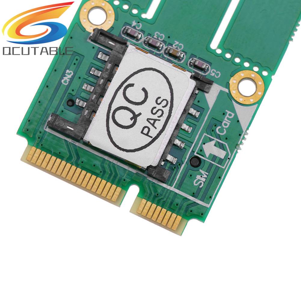 Thẻ Chuyển Đổi M.2 NGFF B Key Sang Mini PCI-E Kèm Khe SIM