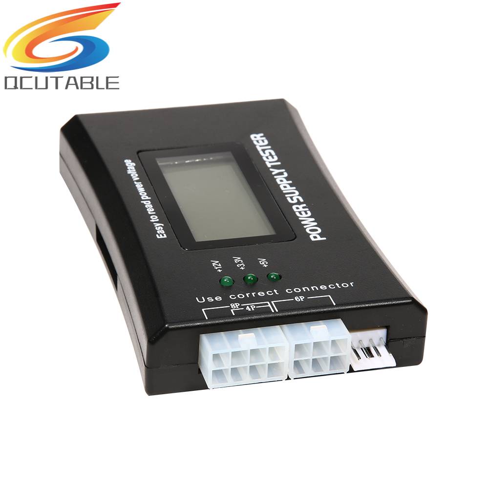 Dụng Cụ Kiểm Tra Nguồn Điện 20 / 24 Pin Với Màn Hình LCD Kỹ Thuật Số