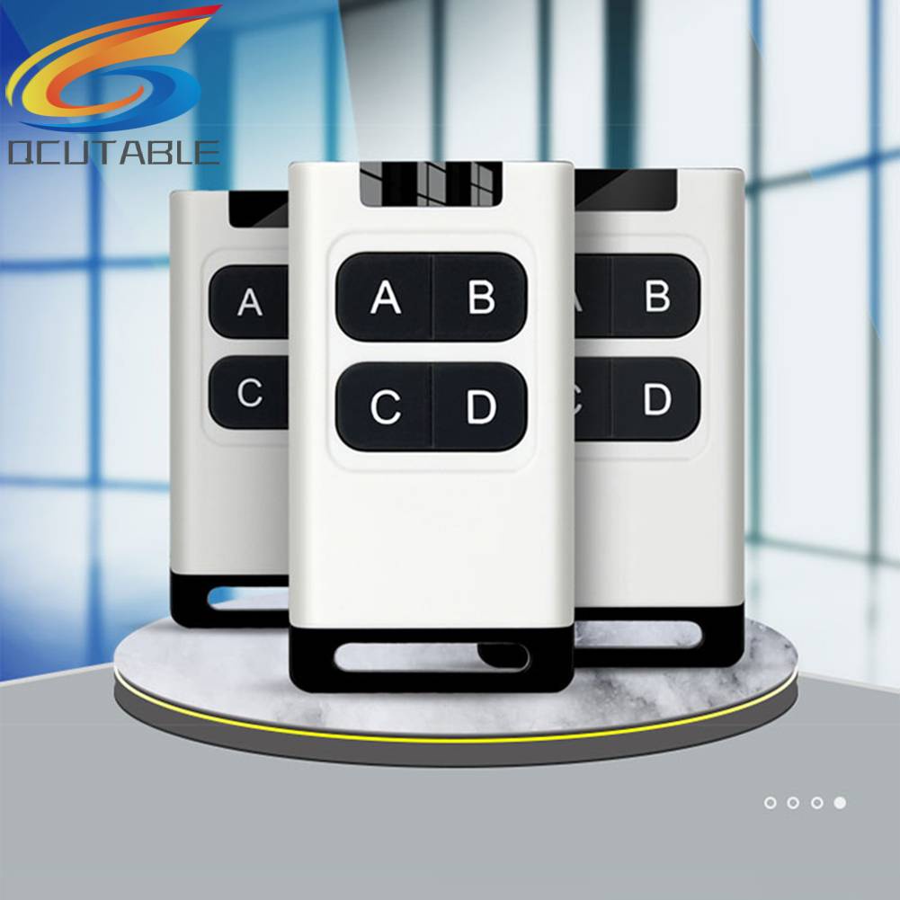 Điều Khiển Từ Xa 4 Nút Bấm DC 12V 315MHz / 433.92MHz 1CH Cho Gara Cửa Điện