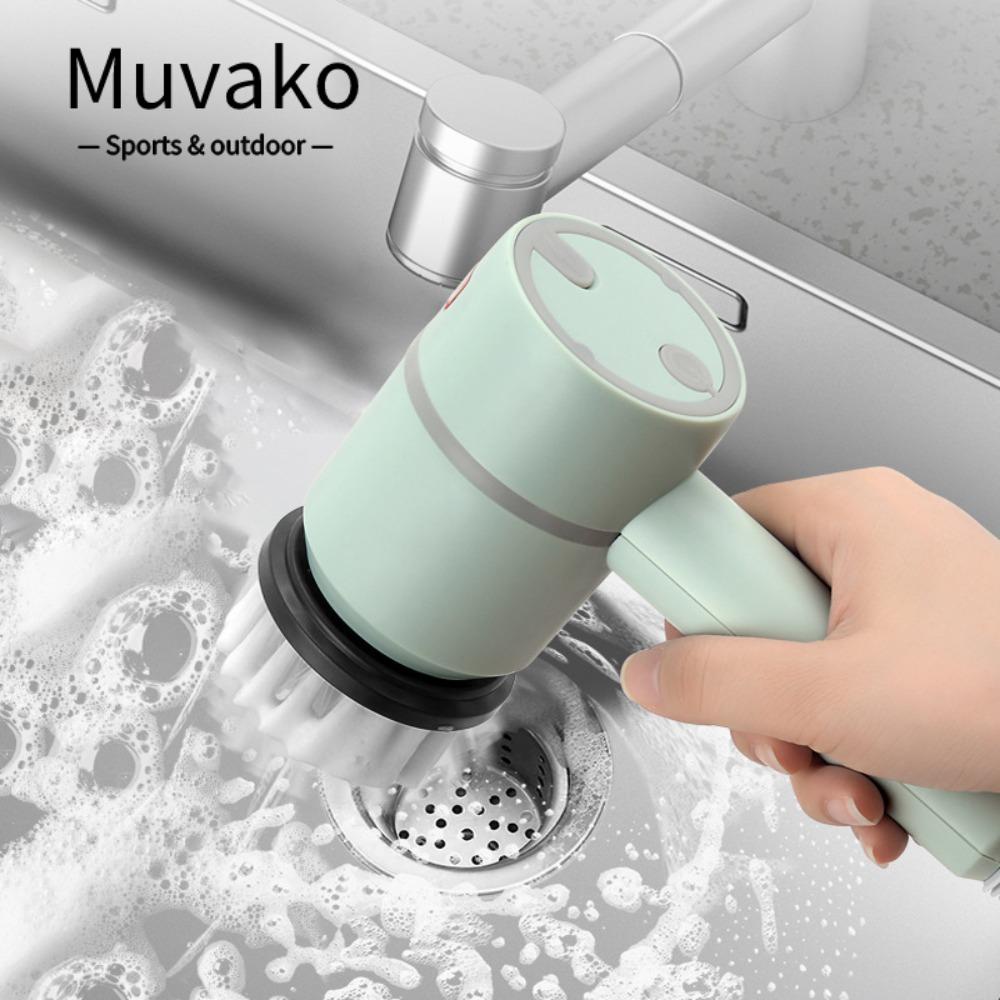 MUVAKO Cọ Rửa Chén Có Thể Sạc Lại Tiện Dụng