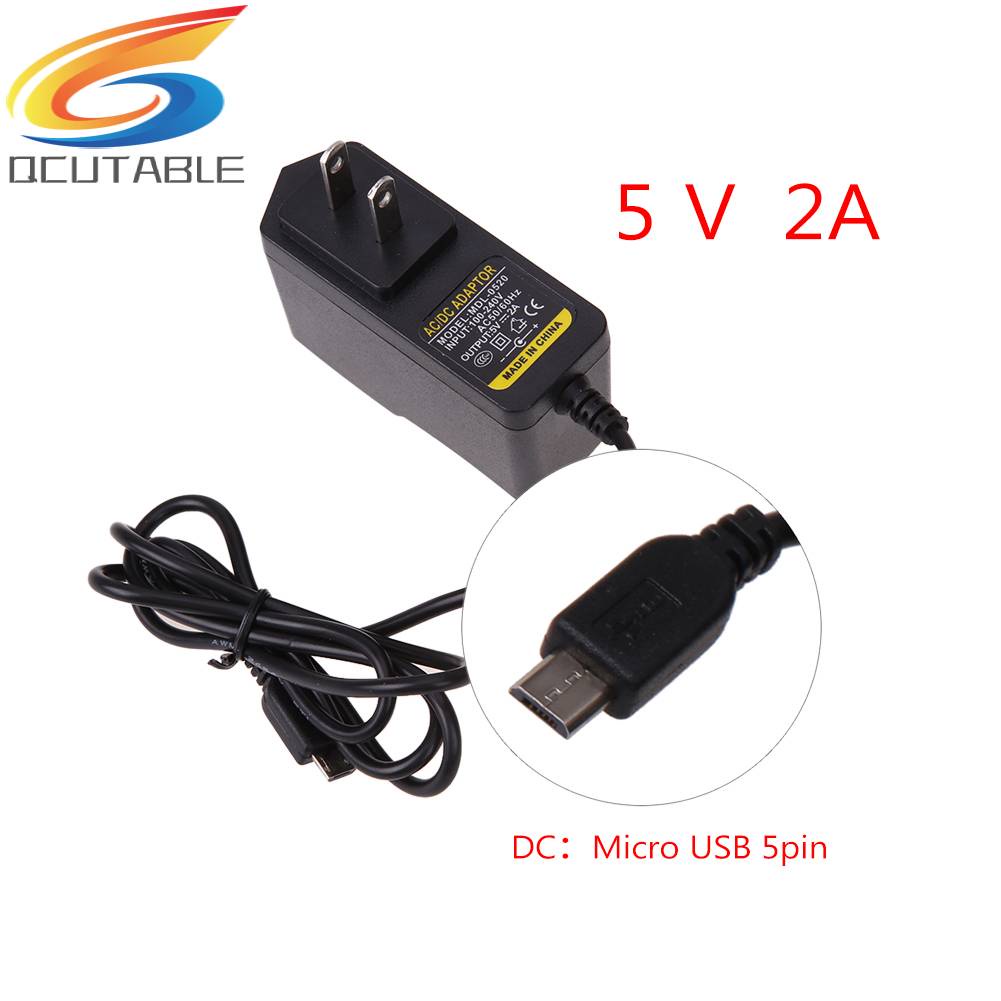 Bộ ChuyểN ĐổI NguồN ĐiệN US AC Sang DC 5V 2A Micro USB Cho MáY TíNh BảNg Windows Android