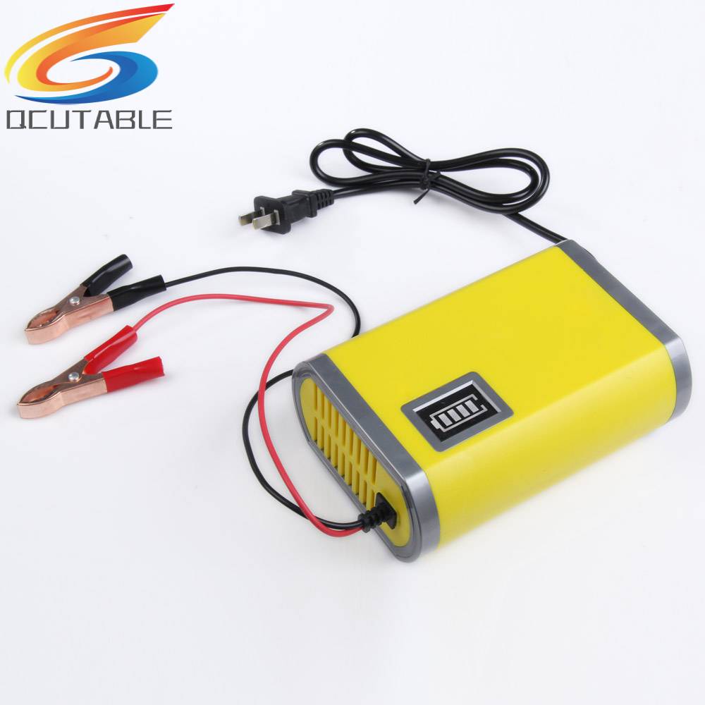Bộ Sạc Pin Axit Chì 12V 6A Phích Cắm US Cho Xe Máy