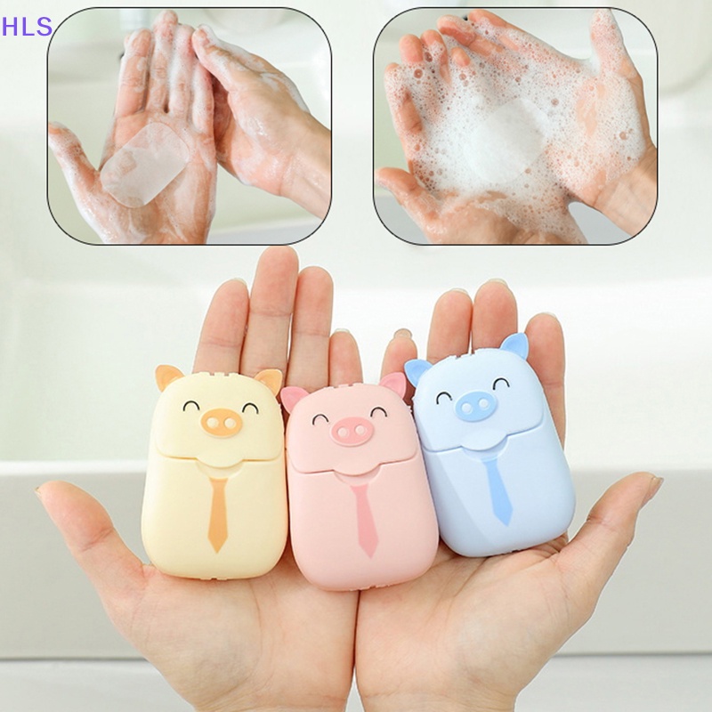 Bộ 50 Xà Phòng Hình Heo Hồng Dễ Thương Thân Thiện Với Da