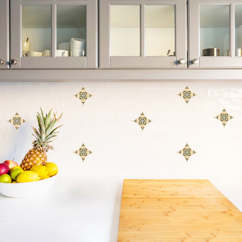 Miếng Dán Gạch Chéo Tự Dính Chống Mài Mòn Cho Nhà Bếp