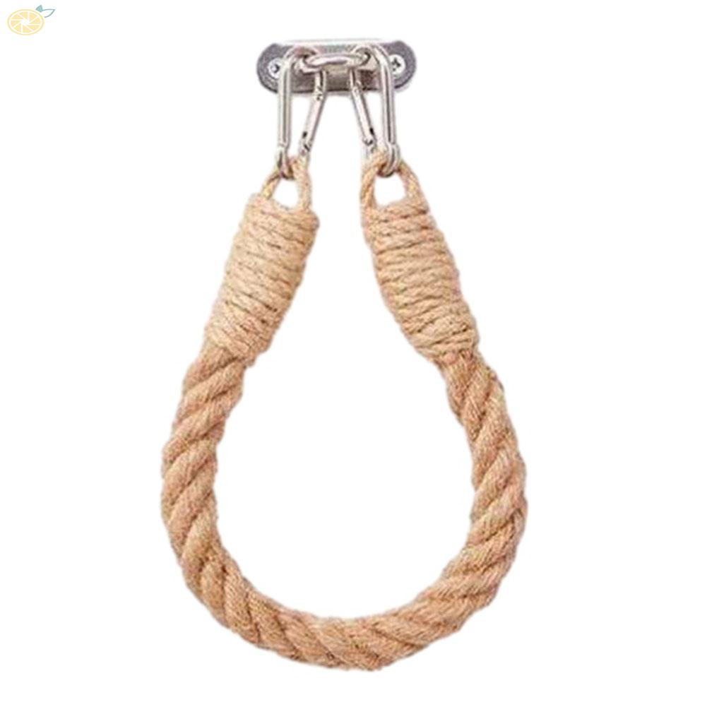 Giá Đỡ Cuộn Giấy Vệ Sinh Gắn Tường Bằng Dây Gai Dầu Mộc Mạc