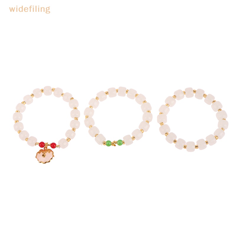 Vòng Tay Chuỗi Hạt Đá Ngọc Bích Nhân Tạo Bản Rộng Thời Trang 2023