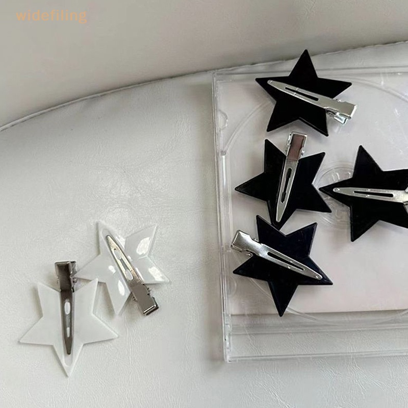 Set 5 Kẹp Tóc Kim Loại Hình Ngôi Sao Thời Trang Hàn Quốc Cho Nữ