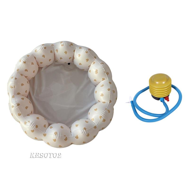 Bể bơi Bơm Hơi Hình Cánh Hoa Bằng PVC Kesoto2 Cho Bé