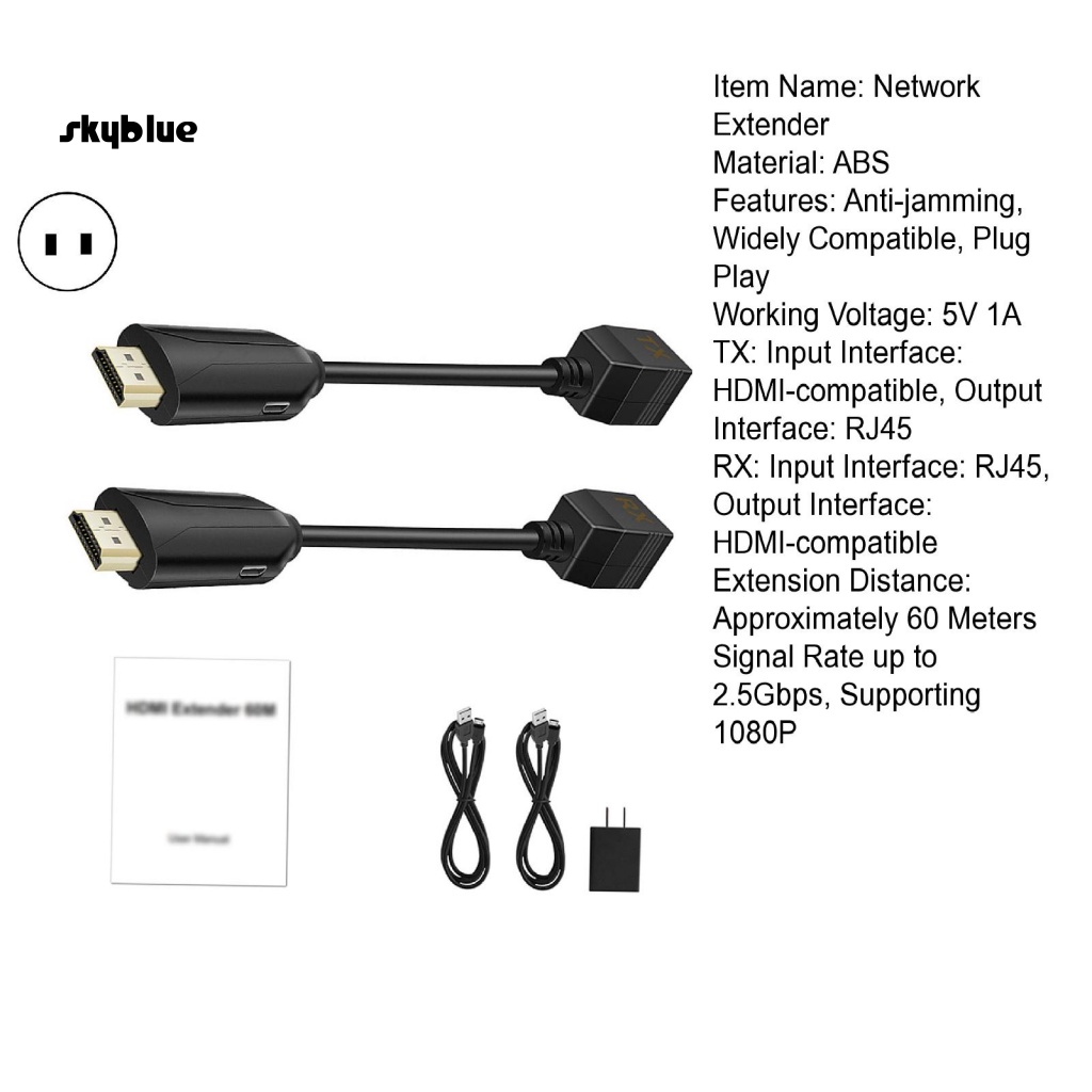 Cáp Mở Rộng HDMI-compatible RJ45 Hiệu Quả Cao
