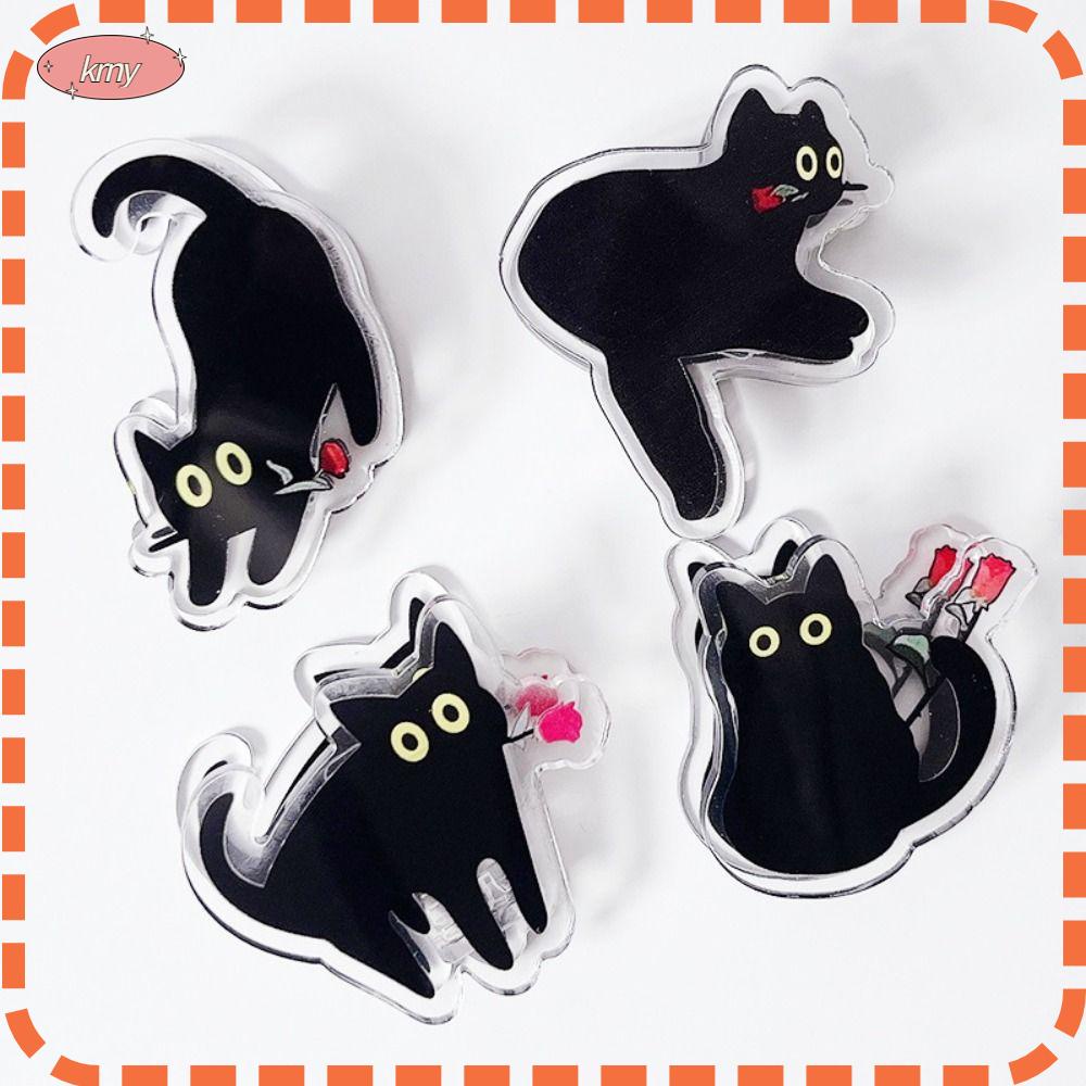 KRNY Giá Đỡ Kẹp Giấy Đánh Dấu Trang Sách Hình Mèo Đa Năng Cho Nhà Bếp