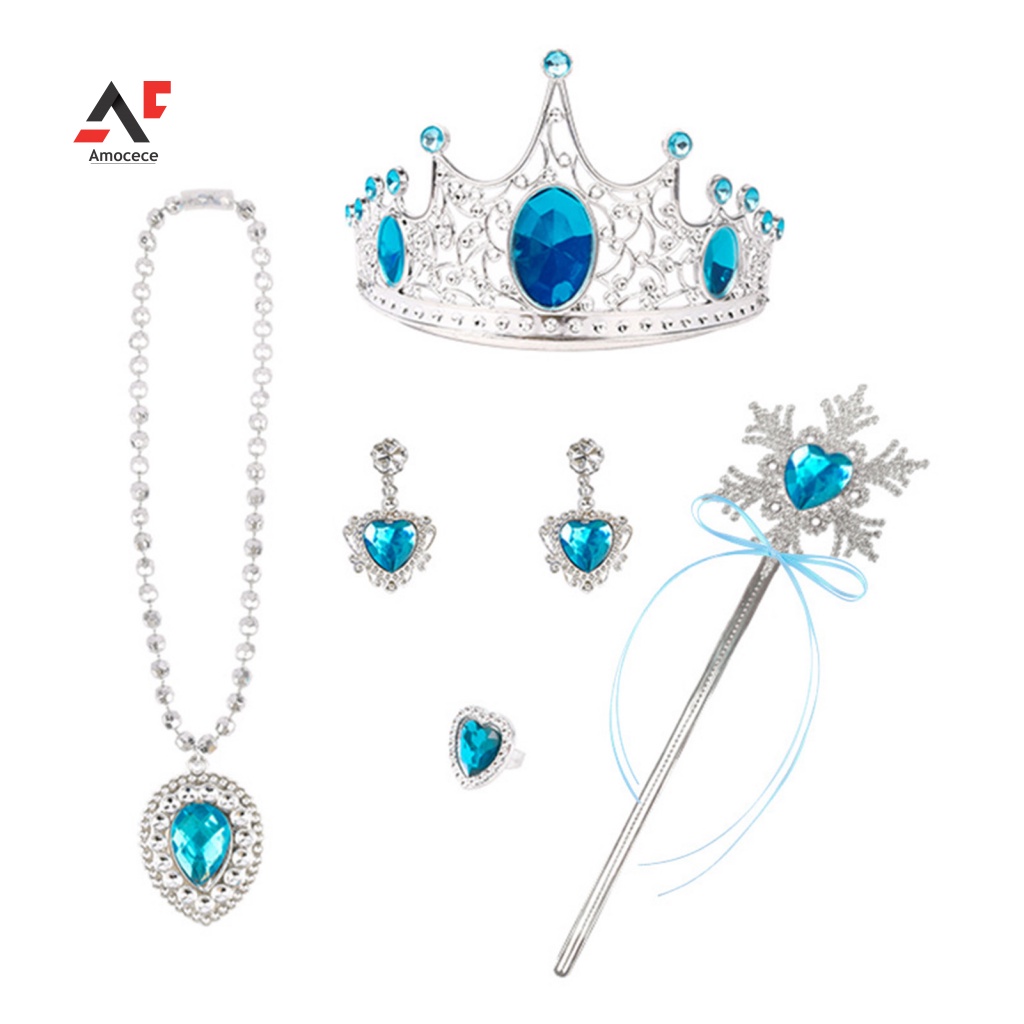 1 Bộ Vòng Cổ Công Chúa Nhỏ Màu Sắc Sống Động Cho Bé Gái