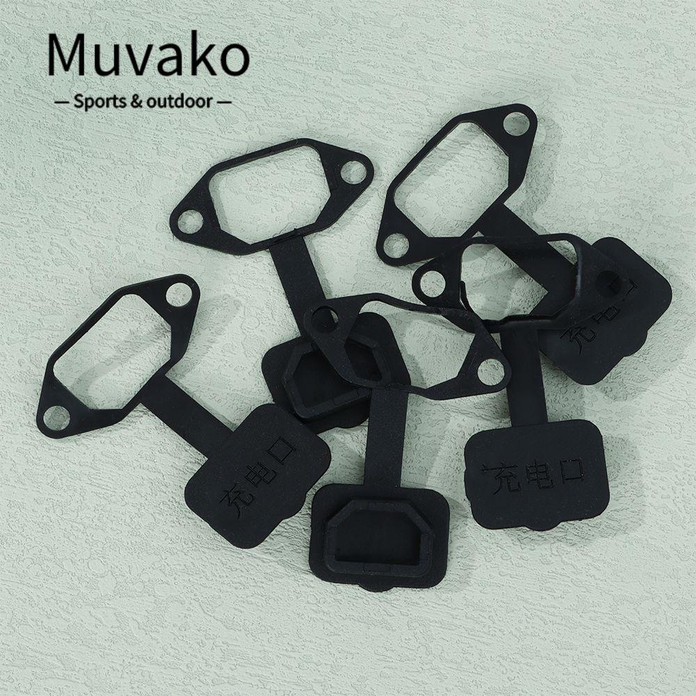 MUVAKO Set 5 / 10 Vỏ Bọc Ổ Cắm Sạc Bằng PVC Chống Nước Cho Xe Điện