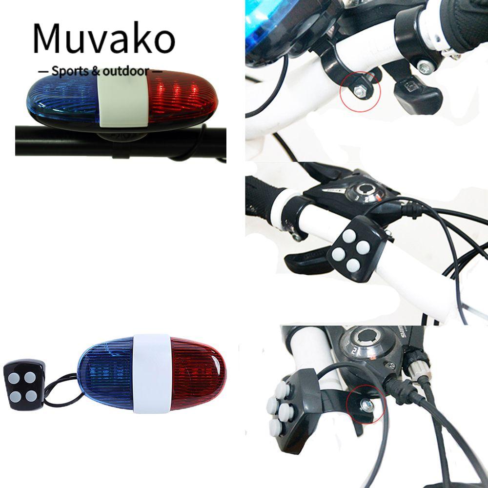 MUVAKO Còi Cảnh Sát Điện Tử Có Đèn An Toàn Bằng Nhựa