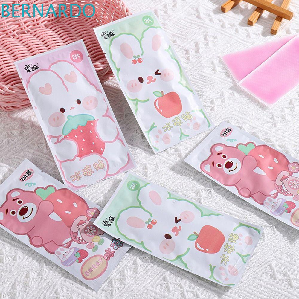 Set 10 Miếng Dán Làm Mát Chịu Nhiệt Dưới Họa Tiết Hoạt Hình Melody Cho Bé