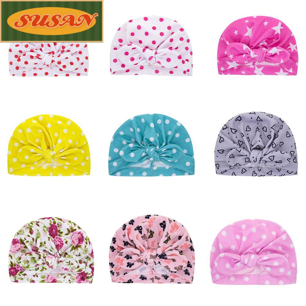 SUSANS Mũ Turban Thắt Nơ Phong Cách Bohemia Dễ Thương Dành Cho Bé Gái