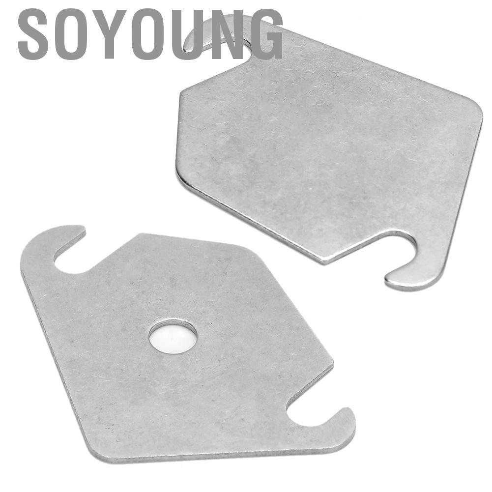 Soyoung EGR Block Gasket  Blanking  Silver Antirust for Engine Replacement Ford Fiesta