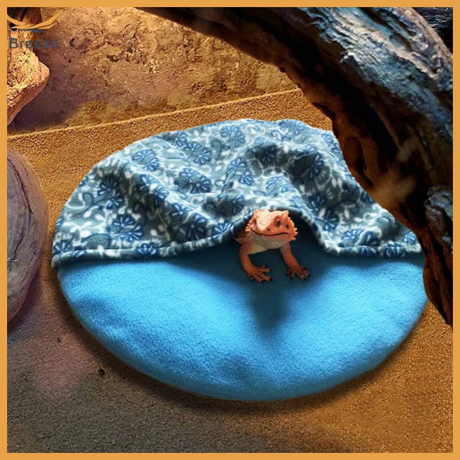 Túi Ngủ Cỡ Lớn Hình Tròn Kèm Chăn Cho Chuột Hamster / Thằn Lằn / Rồng Tiện Dụng