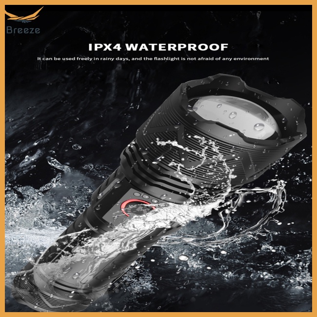 Đèn Pin 4 Mức Độ Sạc Nhanh Loại c Xhp70