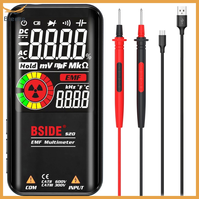 Vạn Năng Kế Kỹ Thuật Số Bside-s20 Emf 9999 Ac / dc