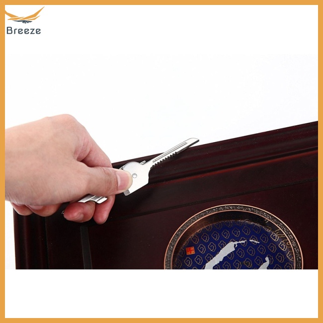 Móc Khóa Sinh Tồn Kiêm Dụng Cụ Mở Nắp Chai Đa Năng 6 Trong 1