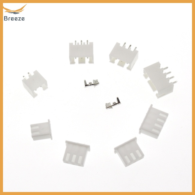 Set 250 Đầu Nối Dây Cáp 2.54mm Xh2.54 2p 3p 4 Pin