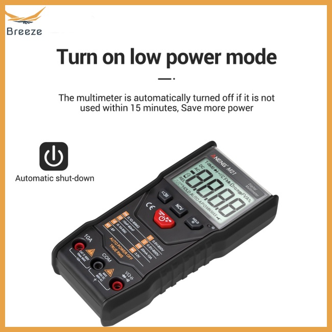 Vạn Năng Kế Kỹ Thuật Số M21 Đếm 6000 Ac / dc Chuyên Dụng Chất Lượng Cao