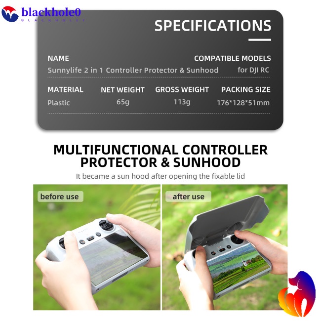 Loa Che Nắng Chống Trầy Xước Cho Tay Cầm Điều Khiển Dji Mini3 Pro Rc