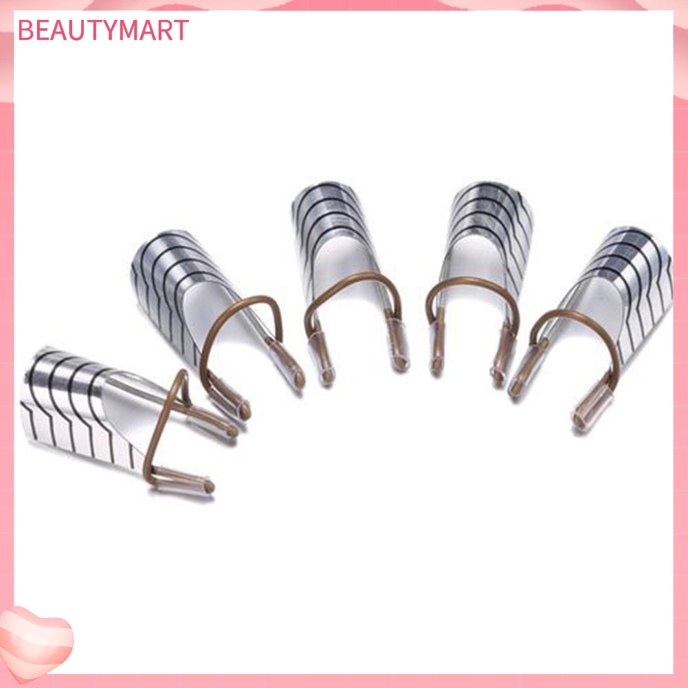 Set 5 Dụng Cụ Hỗ Trợ Định Hình Nối Dài Móng Tay Bằng Acrylic Có Thể Tái Sử Dụng