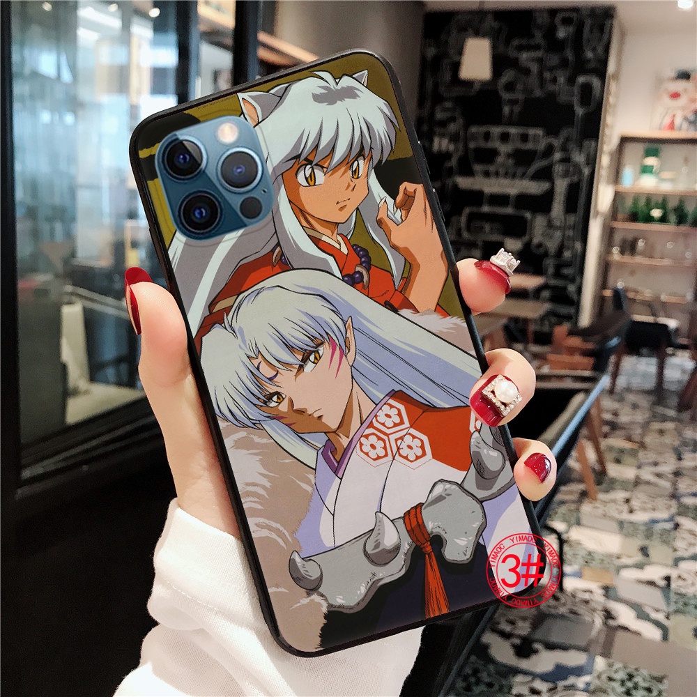 Ốp Điện Thoại TPU Dẻo Họa Tiết Hoạt Hình Inuyasha Cho iPhone SE 2020 12 Mini 13 Pro Max 243Ypo