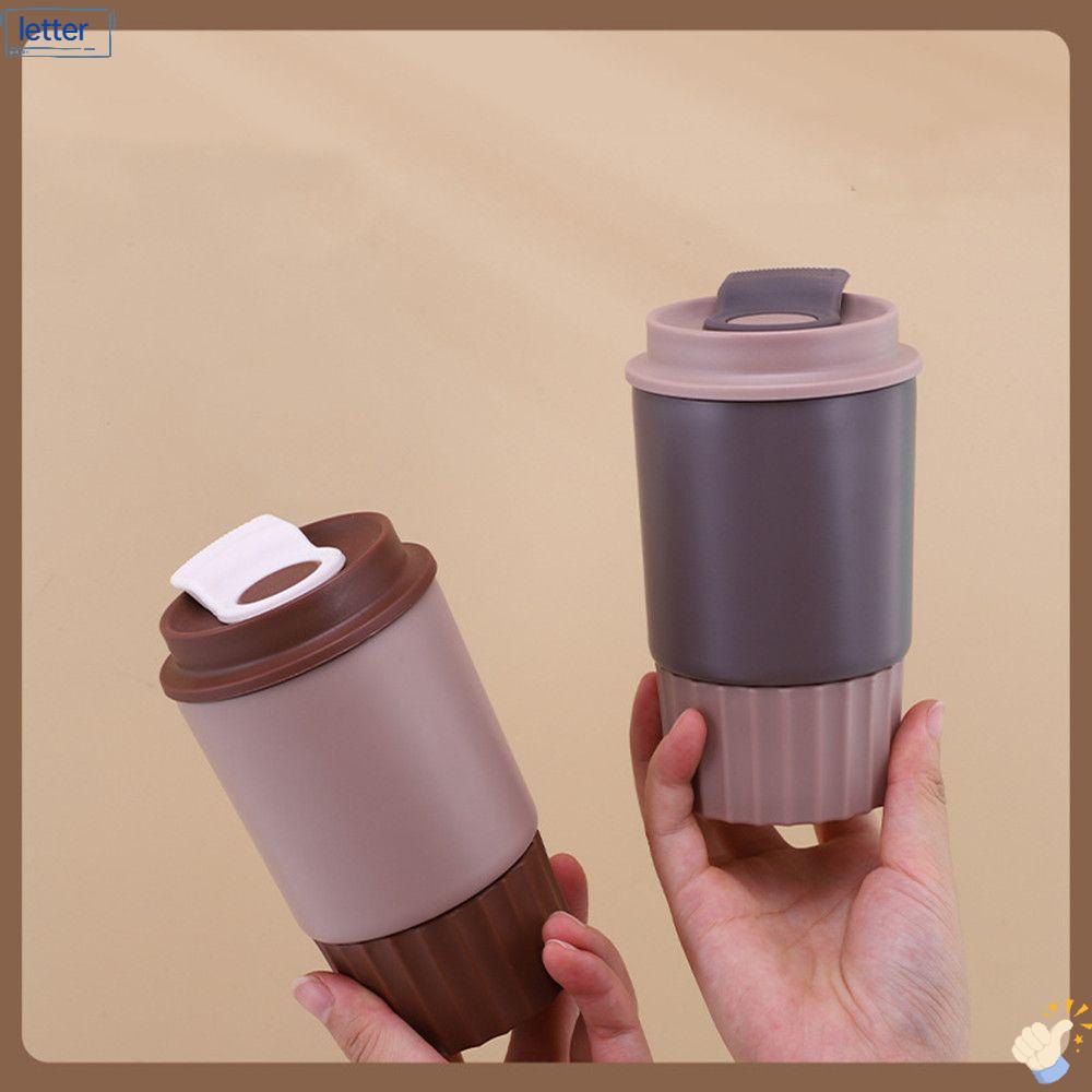 Bình Nước 360ml Có Nắp Đậy Chống Tràn Tiện Dụng