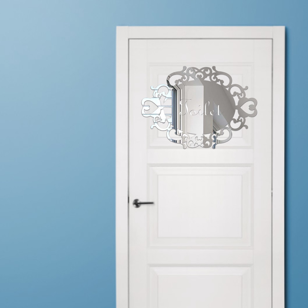 Bộ 2 Miếng Dán Tường Bằng Acrylic Không Phai Màu Thân Thiện Với Môi Trường